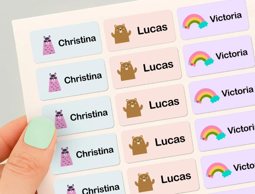 Name labels for clothes and things