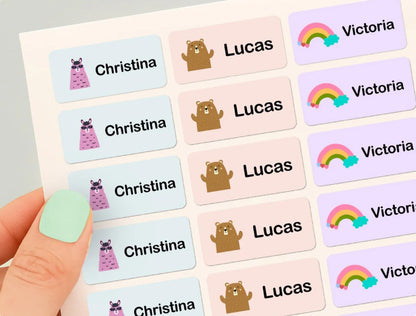 Name labels for clothes and things